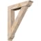 Ekena Millwork Traditional Traditional Smooth Bracket w/ Offset Brace, Douglas Fir, 7 1/2"W x 36"D x 44"H BKT0806X36X44TRA01SDF - alternate 1